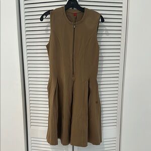 Wilson Brown Sleeveless Club Dress